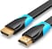 Vention Flat 4K HDMI Cable, Ultra High Speed Male To Male HDMI 2.0 Cable 18Gbps 4K@60Hz 3D, Video Return UHD 3860P, HD 1080P, Ethernet Compatible For Apple TV, Xbox Vaa-B02 (Flat HDMI Cable, 2 Meter)