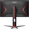 AOC 23.8" IPS 1920&times;1080 ,165Hz, 1MS 300CD/M&sup2; 80 Million:1 VGA, HDMI, DP, Adjustable Stand, Adaptivesync, Black &amp; Red