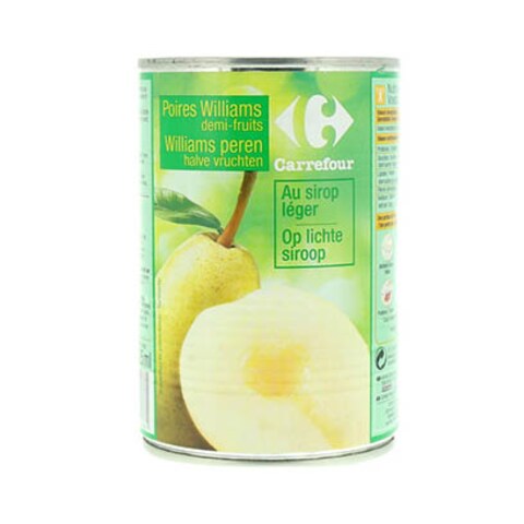 Carrefour Pears In Light Syrup 455GR