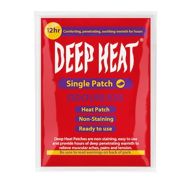 Mentholatum Deep Heat Odourless Patch for hot therapy ointment