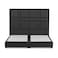 In House Berlin Linen Bed Frame - Queen - 200x140cm - Dark Gray