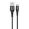 Budi Sync USB Type-C Cable Zinc Alloy Metal   USB 2.0 Rapid Charging   Compatible with S22, S21+, S21 Ultra, Note 20, A70; Xiaomi Mi 11 ; MacBook Air, MacBook Retina, iMac, Mac Mini - Black