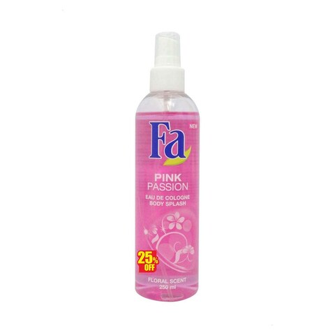 Fa Pink Passion Eau De Cologne Body Splash - 250ml