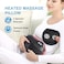 Renpho Back Massager With Heat, Ultra Slim Shiatsu Lower Back Neck Massage Pillow, 3-Speeds With Net Cover Electric Shoulder Massage Gift For Mom/Dad At Car Home Office