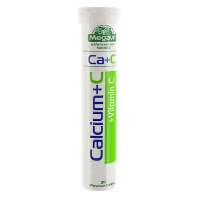 Megavit Calcium+C Eff 20 Tabs