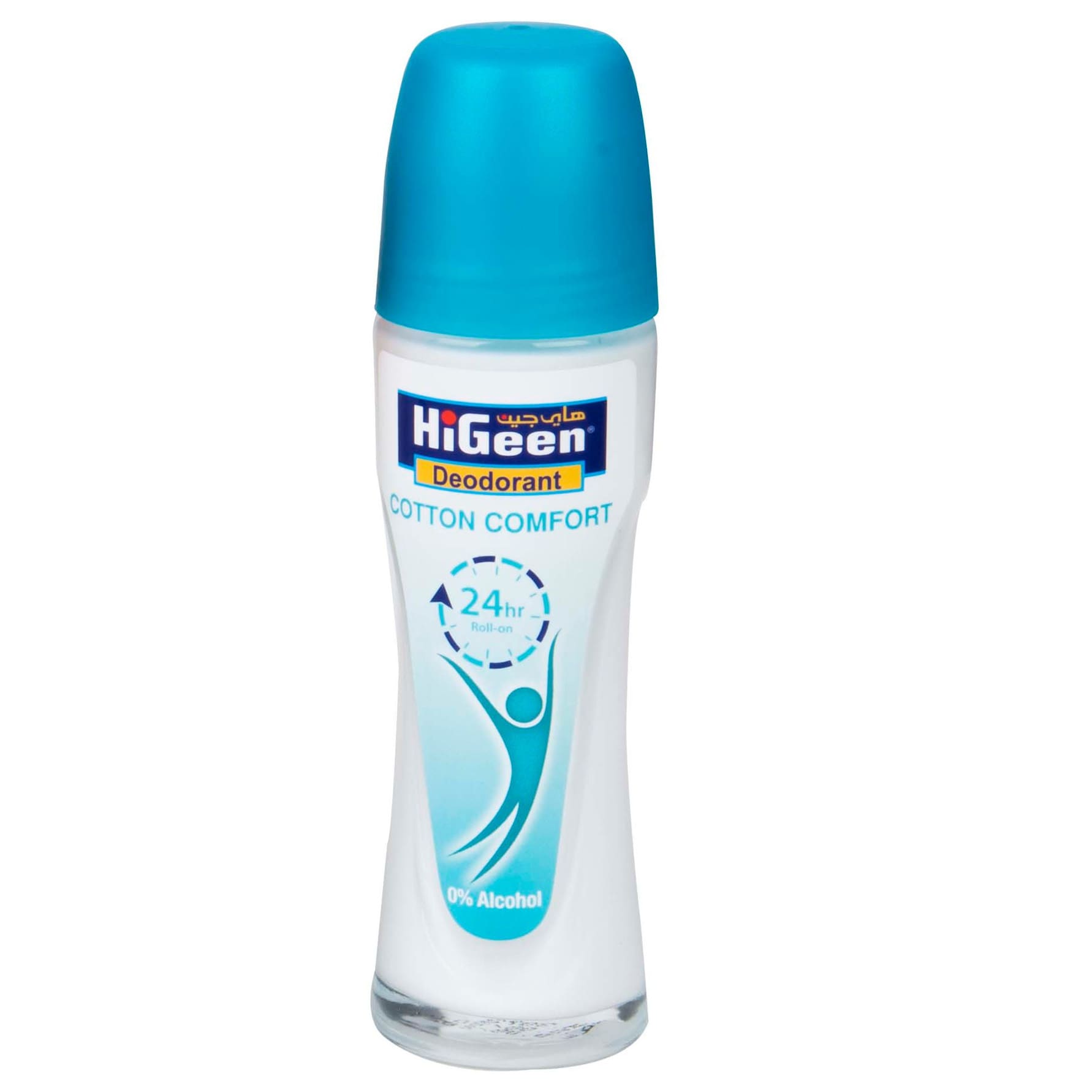 Buy Higeen Cotton Comfort Roll On Deodorant 75ml Online | Carrefour KSA