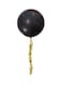 36inch Black Jumbo Decorative Balloon With Gold Tassels