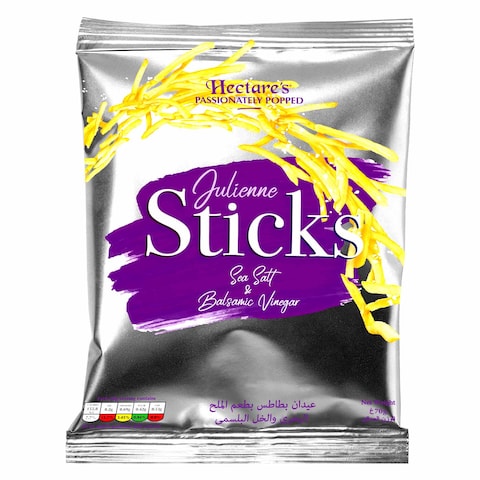 Hectares Julienne Sea Salt And Balsamic Vinegar Flavoured Potato Sticks 70g