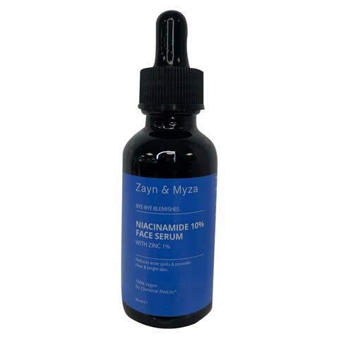 Zayn And Myza Bye-Bye Blemishes Niacinamide 10% Face Serum With Zinc 1% Clear 30ml