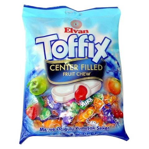 Elvan Toffix Center Filled Fruit Chew 350g