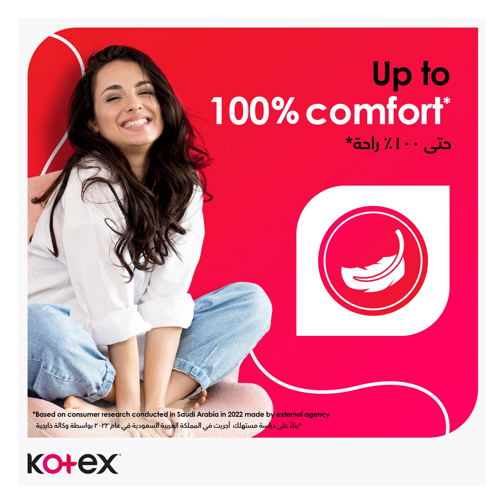 Kotex Maxi Protect Thick Pads, Normal Size Sanitary Pads with Wings, 30 Sanitary Pads