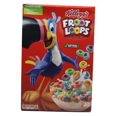Kellogg&#39;s Froot Loops Original Cold Breakfast Cereal 286g