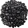 Vsell24 Black Decorative Pebbles River Rock Large Black Light Polished Stones For Glassware, Vases, Outdoor Graden, Lawn Aquariums 3Kg