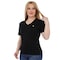 La Collection T-Shirt for Women - Large - Black