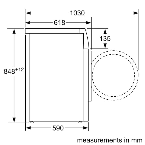 Siemens Washer WM10J180GC 8Kg