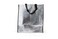 Non-Woven Fabric Bag 34.5x12x38cm,  Silver Tote for Stylish Convenience