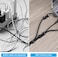 إدارة الكابلات كابل منظم للمنزل والمكتب. مفيد لزول الطاقة USB Cable TV Cable Cable Clips 151 VICES