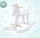 Woody Buddy - Rocking Horse - White