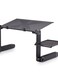 YXD-2005 Portable Mobile Laptop Standing Table Desk Black