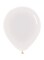 Party Time 6-Piece Round Latex Balloon 18inch - White