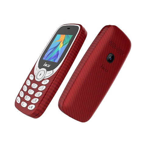 iKU V100 - 1.77-inch 32MB/32MB Dual SIM Mobile Phone - Red
