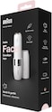 Braun Face Mini Hair Remover FS1000, Electric Facial Hair Removal for Women, White