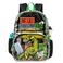 Eazy Kids 17" Set of 3 School Bag with Lunch Bag and Pencil Case Dinosaur - Black