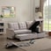 Modern 5 Seater L-Shape Sofa Cum Bed with Comfort Cushion Biege