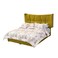 In House Milano Velvet Bed Frame - Single - 200x90 cm - Gold