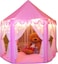 Princess Castle Girls Play Tent Toy, Kids Large Fairy Playhouse Tent with Star Lights