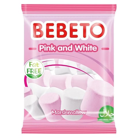 Bebeto Pink And White Marshmallow - 135 Gram