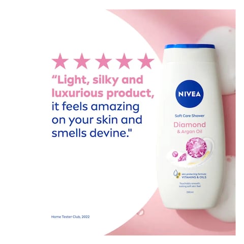 Nivea Diamond And Argan Oil Caring Shower Cream 250Ml