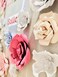 3D Foam Flower Wall D&eacute;cor Pink Color 16x16cm