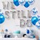Party Propz Pack Of 18 Pcs Blue Latex &amp; Confetti Balloons For Boys Birthday Decoration Items/ Balloons For Boy Birthday Party