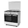 Armco Gcf9642Zbt 4 Gas 2 Electric Gas Cooker Silver And Black