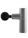 4 Speed Mini Portable Handheld Percussion Muscle Massager Gun for Pain Relief with 4 Massage Heads, Silver