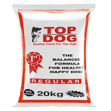 Top Dog Regular Uncooked Dog Food 20Kg