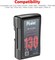 DMK Power 2 x BP-D130S V Mount/V Lock Battery Rechargeable Li-ion Battery for Broadcast Video Camcorder, Compatible with Sony HDCAM, XDCAM, Digital Cinema Cameras and Other Camcorders