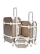 Morano 5-Piece Luggage Trolley Bag Set Gold