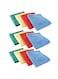 12-Piece Multipurpose Microfiber Cleaning Cloth Multicolour
