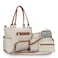 Alameda Diaper Bag Set of 6 with Stroller Hooks - Ivory