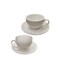 Liying 12Pcs Porcelain Cups And Saucers Set - White Coffee Set - 90Ml Cup 6Pcs And Saucer 6Pcs Set For Idle Turkish Coffee, Espresso, Cappuccino