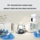 Generic-White EU Plug Global Version  Home Security Camera MVT3820S-Q12 IP Camera 1080P Indoor Security Wi-Fi Camera Dome Surveillance System w/Night Vision Motion Detection 2-Way Audio Cloud Storage