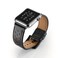 Jinya Apple Watch Vogue Leather Band - Black with Brown Dot 42mm&amp;44mm