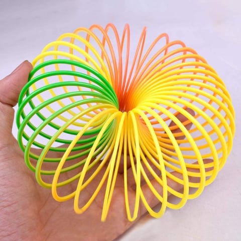 SHOWAY Colorful Rainbow Spring Coil (Pack of 12)