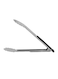 Royalford Food Tong Silver/Black 9Centimeter
