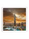 Ajooba Dubai Souvenir Quote Magnet Burj Khalifa Yellow/Black/White 64X64 Millimeter