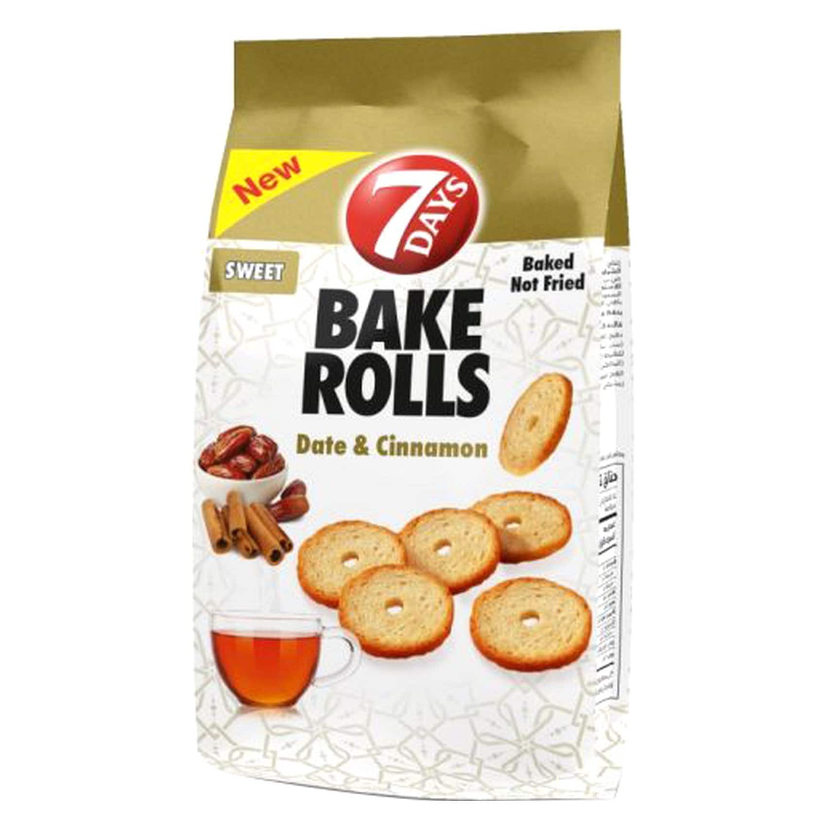 Buy 7days Bake Roll Cinnamon 60g Online | Carrefour UAE