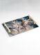 Lowha Decorative Acrylic Serving Tray With Gold Metal Handles And Luxury Abstract Design 20x30 cm
