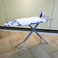 Royalford Mesh Ironing Board 122Cmx43Cmx96Cm- Portable, Steam Iron Rest, Heat Resistant Cover